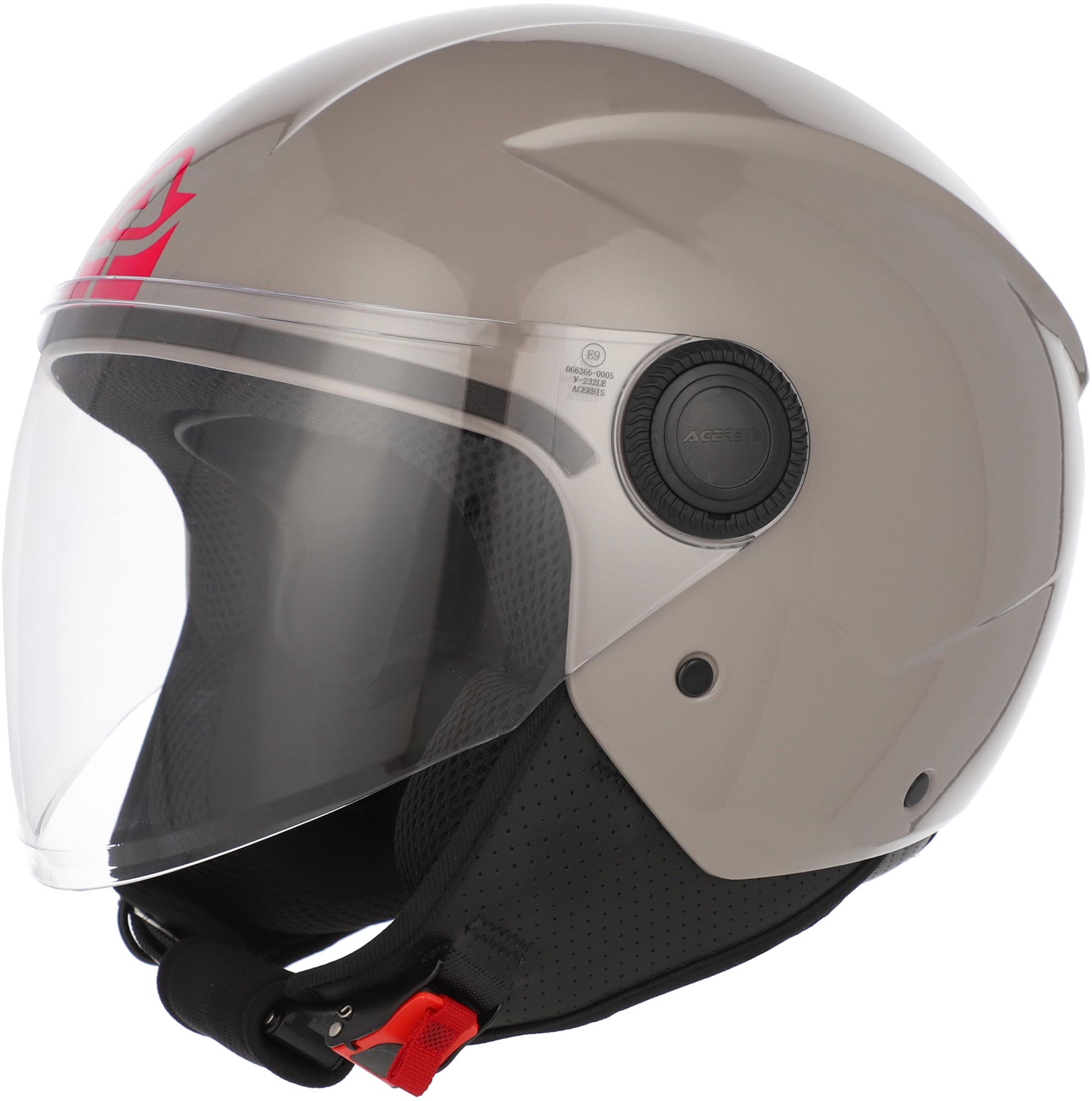Acerbis Brezza Casque jet Gris/Marron S (55/56) Figure 1