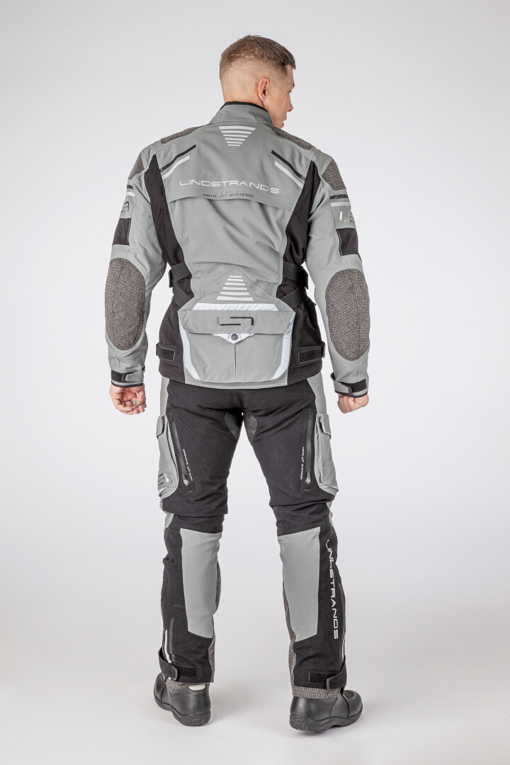 Lindstrands Sunne waterproof Motorcycle Textile Jacket grey/black 56 Figure 6