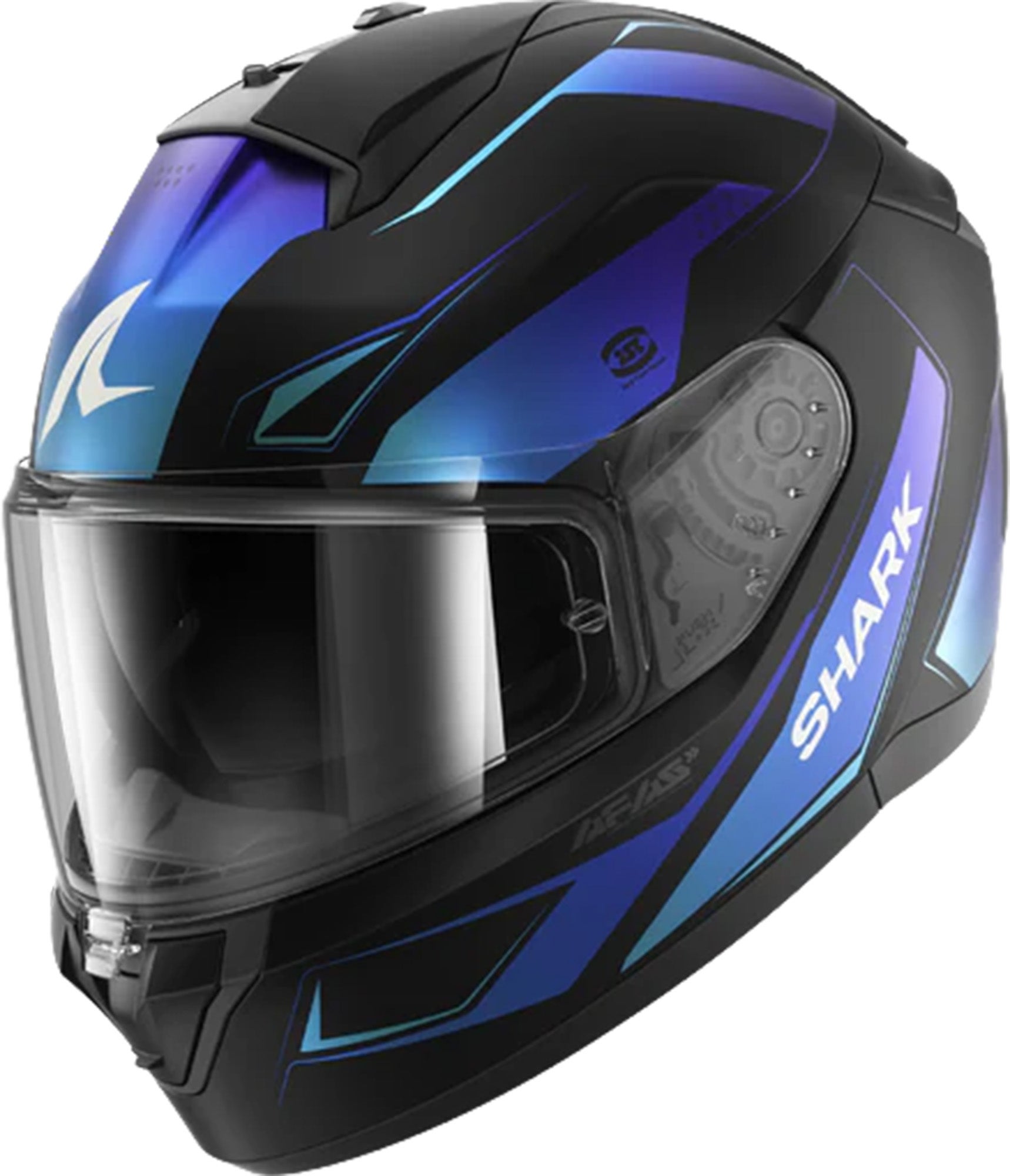 Shark Men's Black/Blue/Purple Ridill 2 Mekarium Mat Helmet