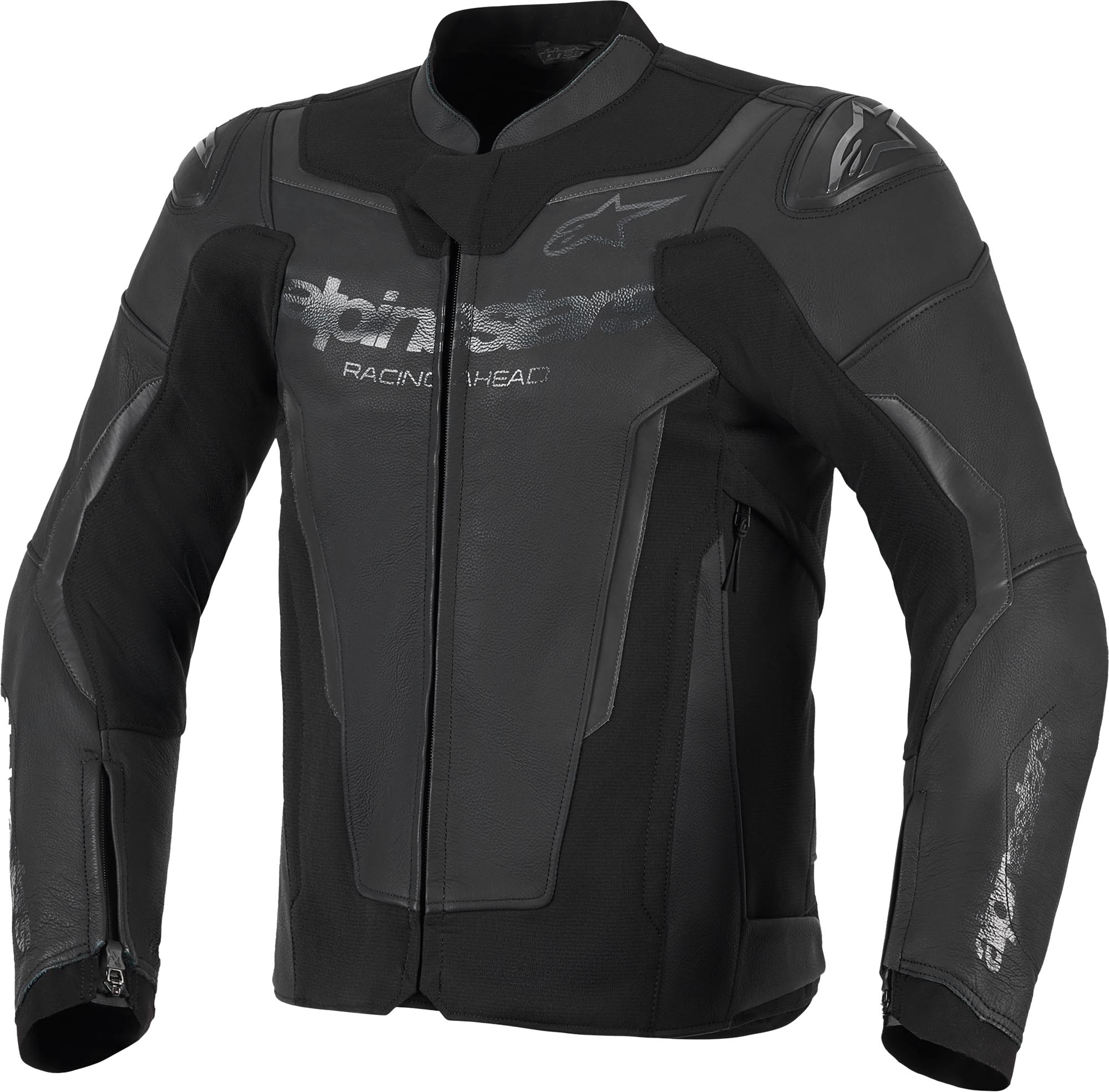 Alpinestars GP Force V2 Motorrad Lederjacke schwarz 52 Abbildung 1
