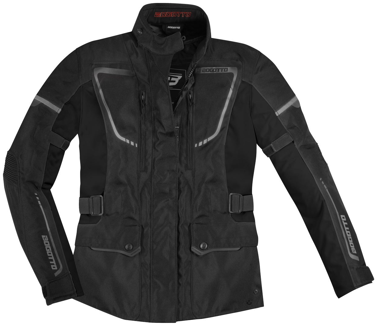 Bogotto Azury 2in1 waterproof Ladies Motorcycle Textile Jacket black S Figure 5