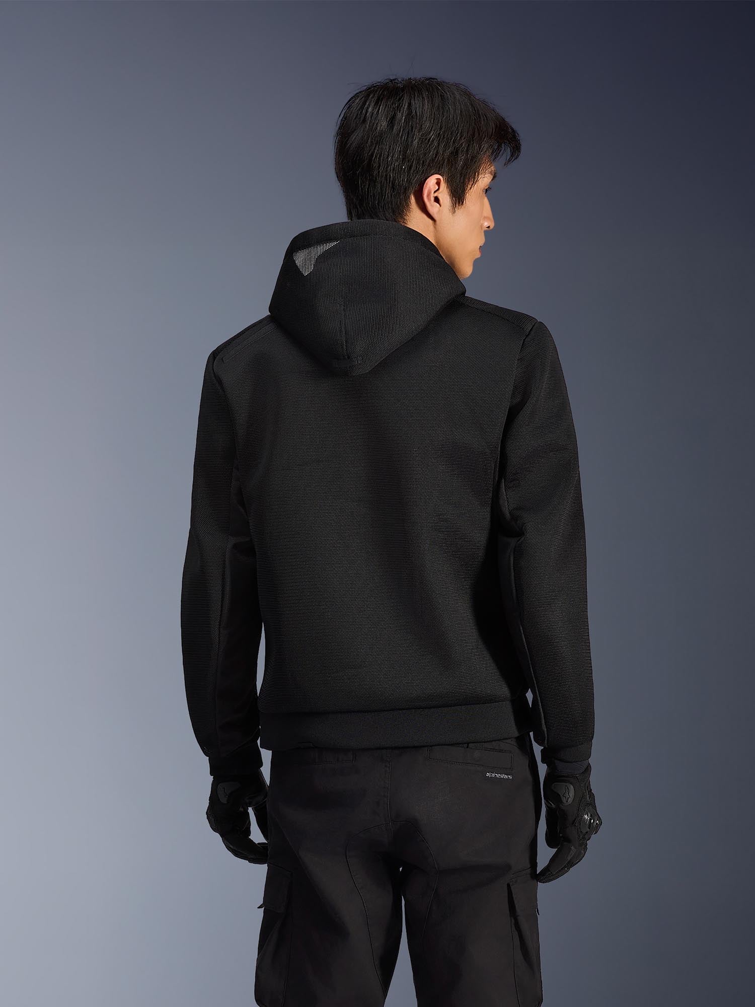 Alpinestars Chrome Superairflow Motorsykkel zip-hettegenser Svart 2XL Figur 6
