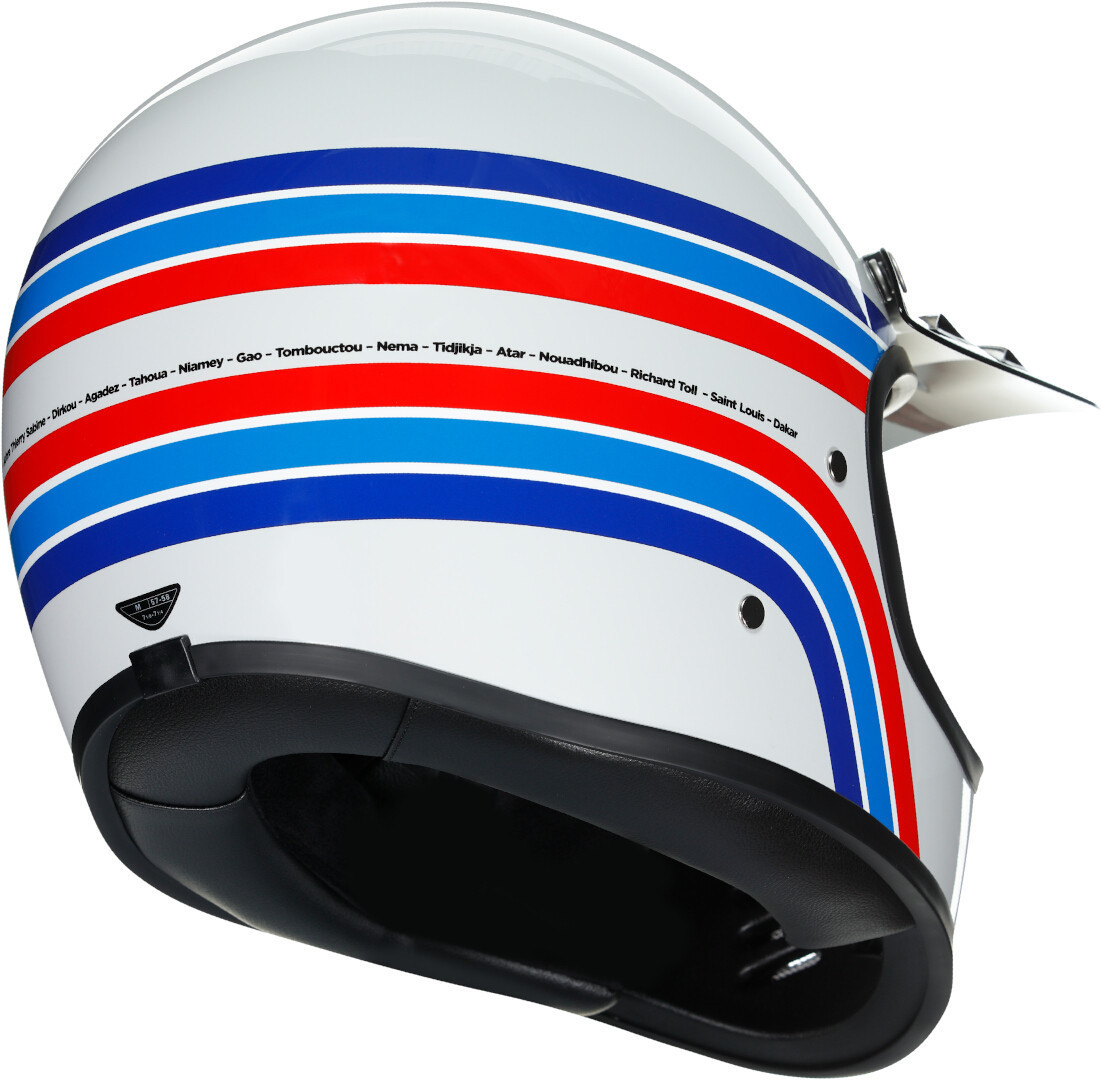 AGV Legends X101 Dakar 87 Casco bianco/rosso/blu M (57/58) Figura 6