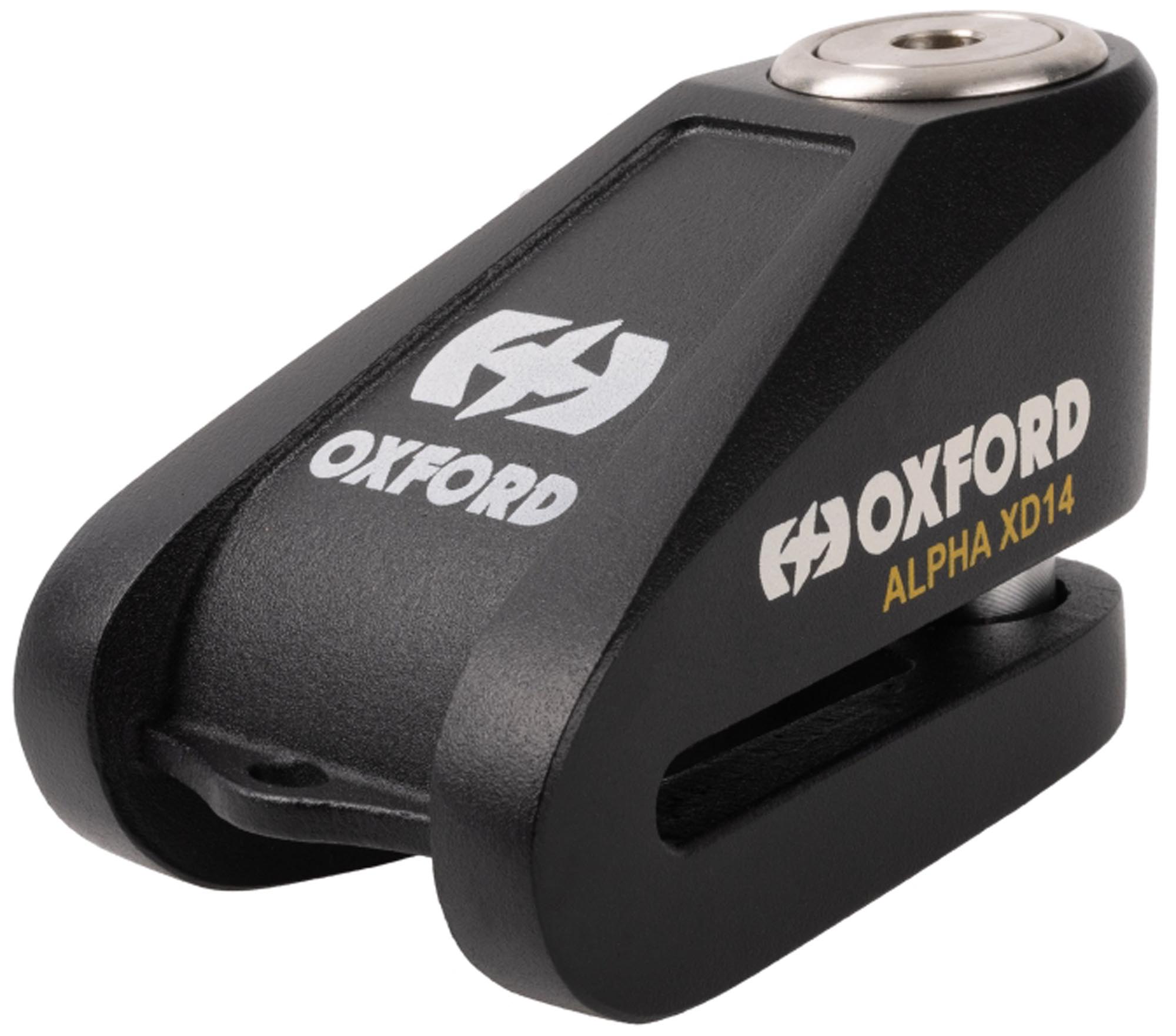 Oxford Alpha XD14 Stainless Disc Lock (14mm Pin) black Figure 1