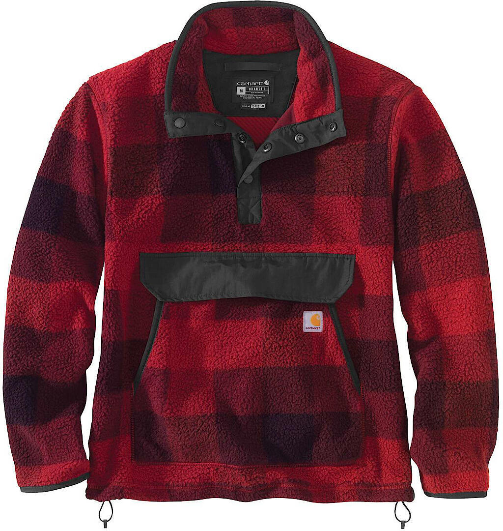 Carhartt Relaxed Fit Fleece Pullover dunkelrot XXL Abbildung 1