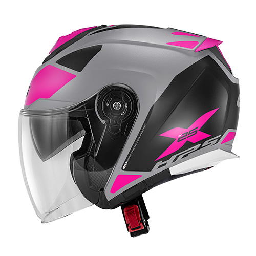 GIVI X.25 Target Jethelm titaniumium matt/pink S Abbildung 2