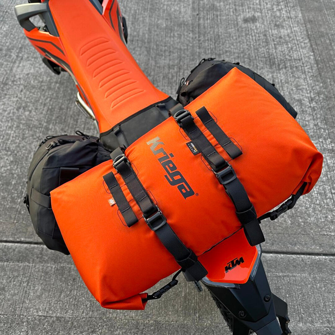 Kriega Rollpack 20 Geantă de voiaj impermeabilă Portocaliu neon Figura 3