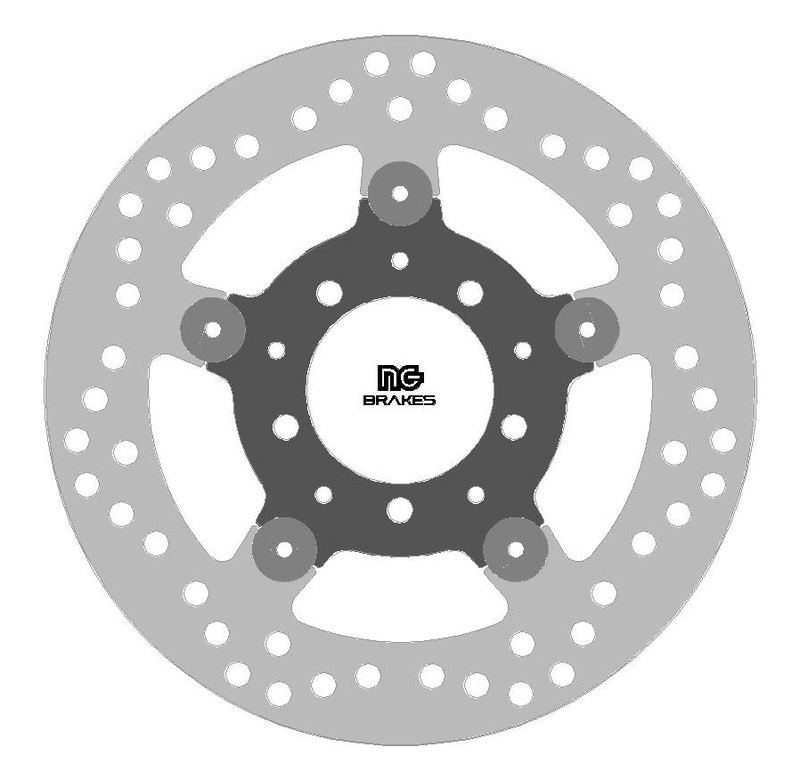 DISC DE FRÂNĂ NG Frâne NG Disc de frână fixă rotundă Figura 2