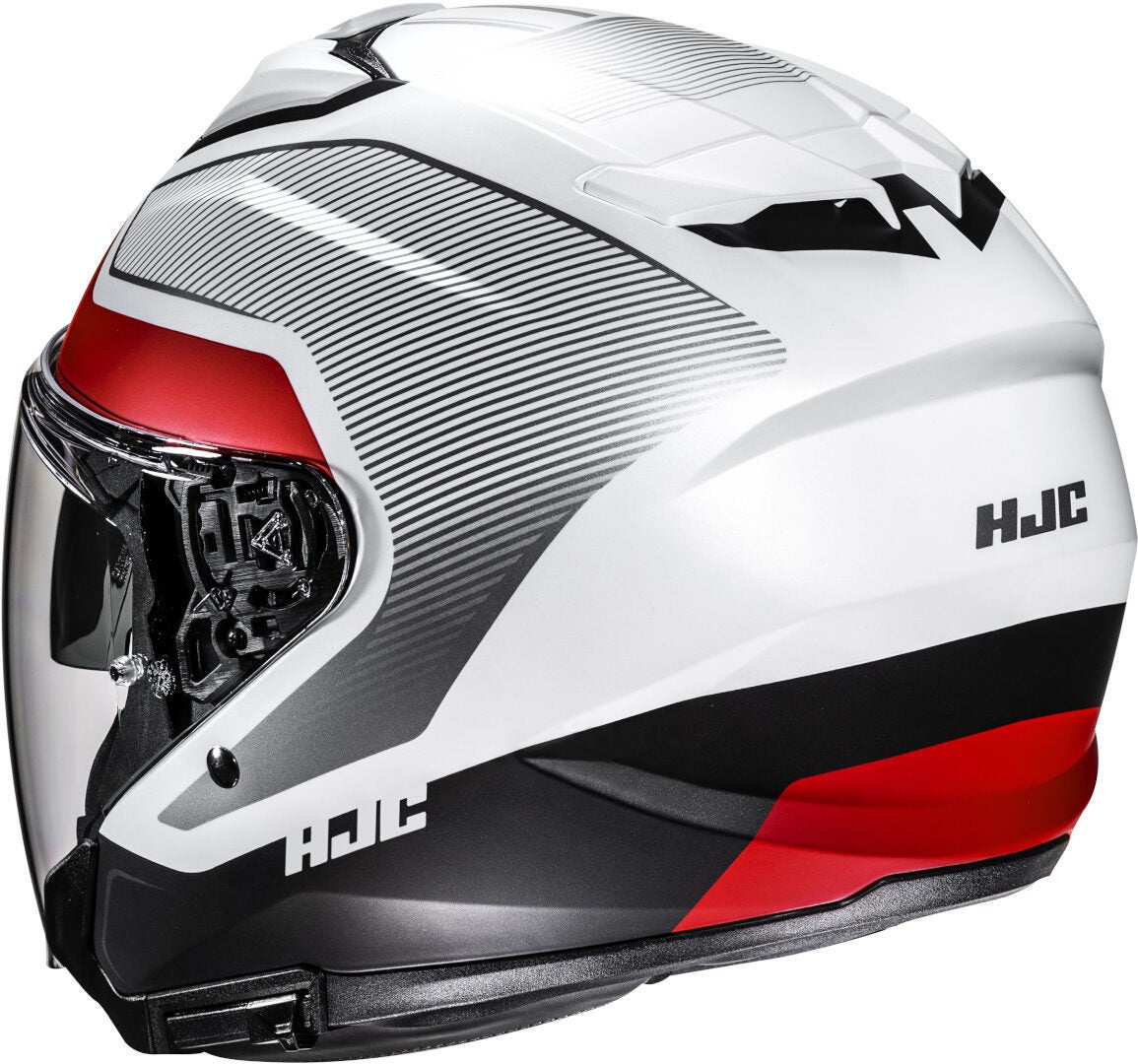 HJC i31 Tevis Kask odrzutowy biały//czerwony XXL (62/63) Rysunek 4