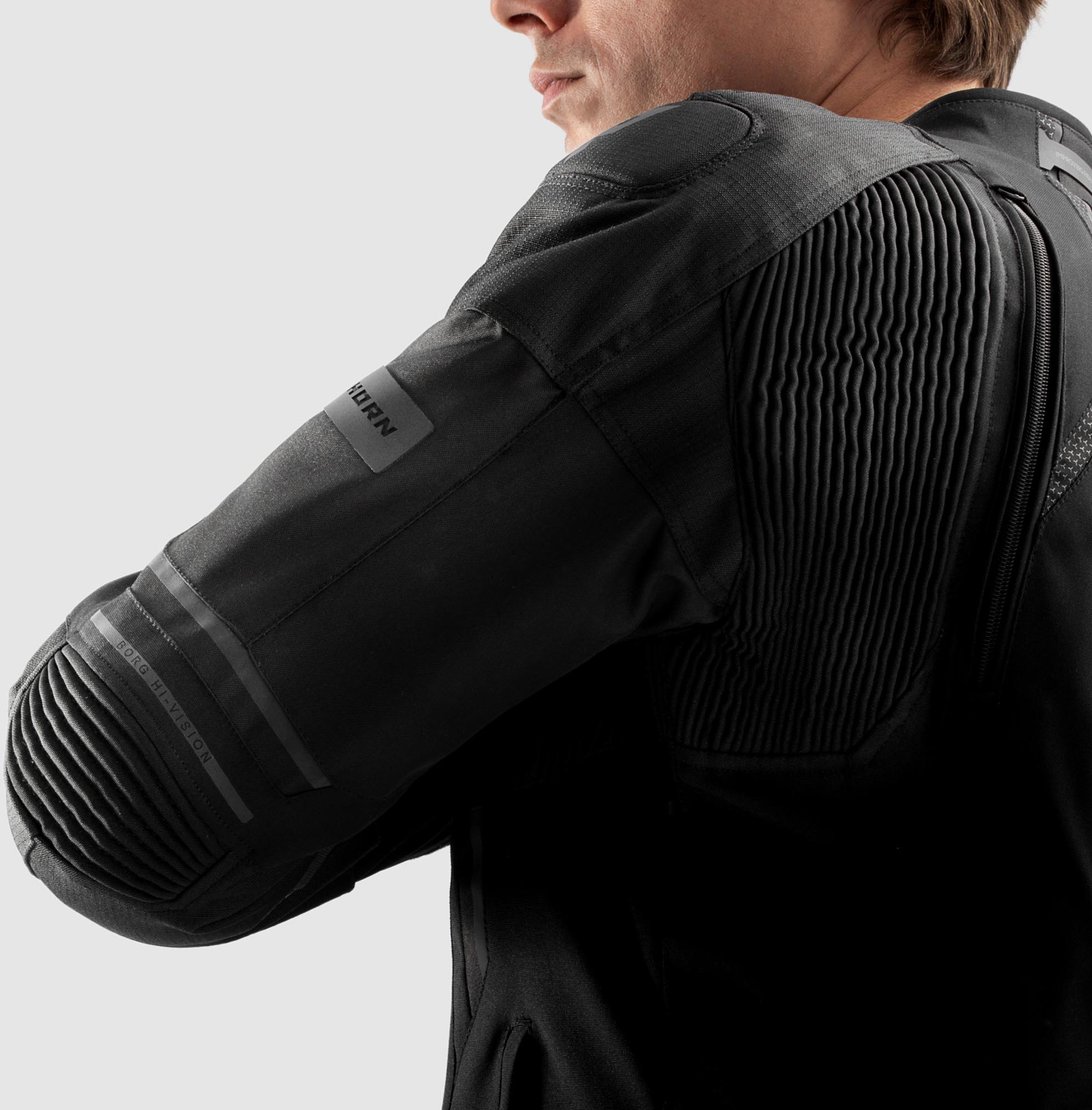 Rebelhorn Borg 2 waterproof Motorcycle Textile Jacket black 3XL Figure 9