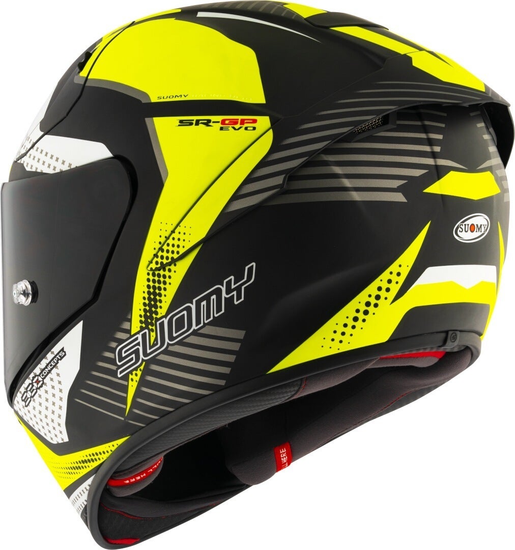 Suomy SR-GP Evo Airspeed Helm Geel/wit Verlies (59/60) Figuur 7