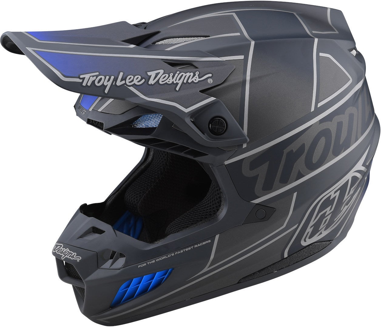 Troy Lee Designs SE5 Team MIPS Motocross Helm grau matt S (55/56) Abbildung 1