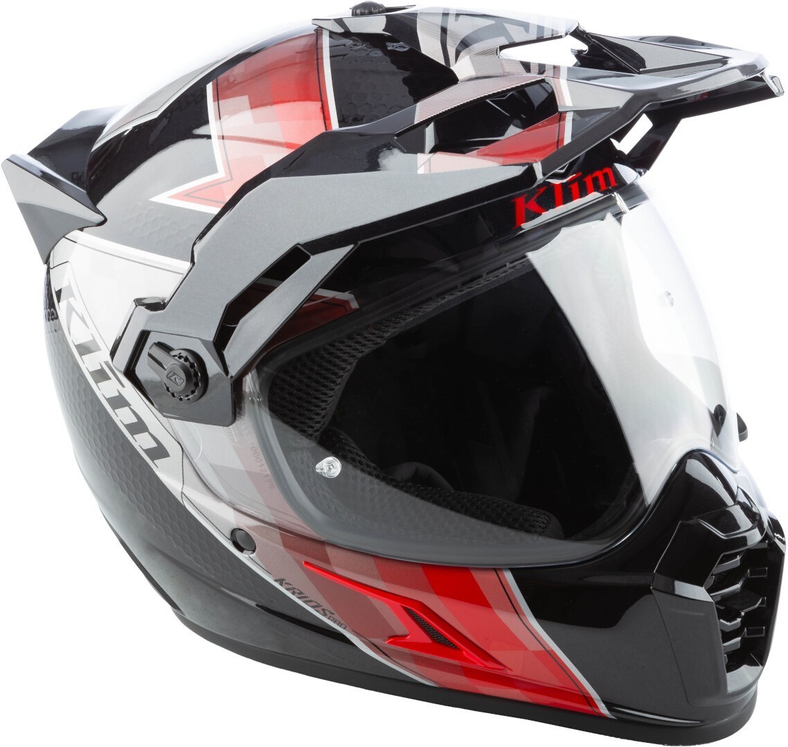 Klim Krios Pro Spectrum Carbon ECE/DOT Cască Enduro Negru/Roșu XS (53/54) Figura 3