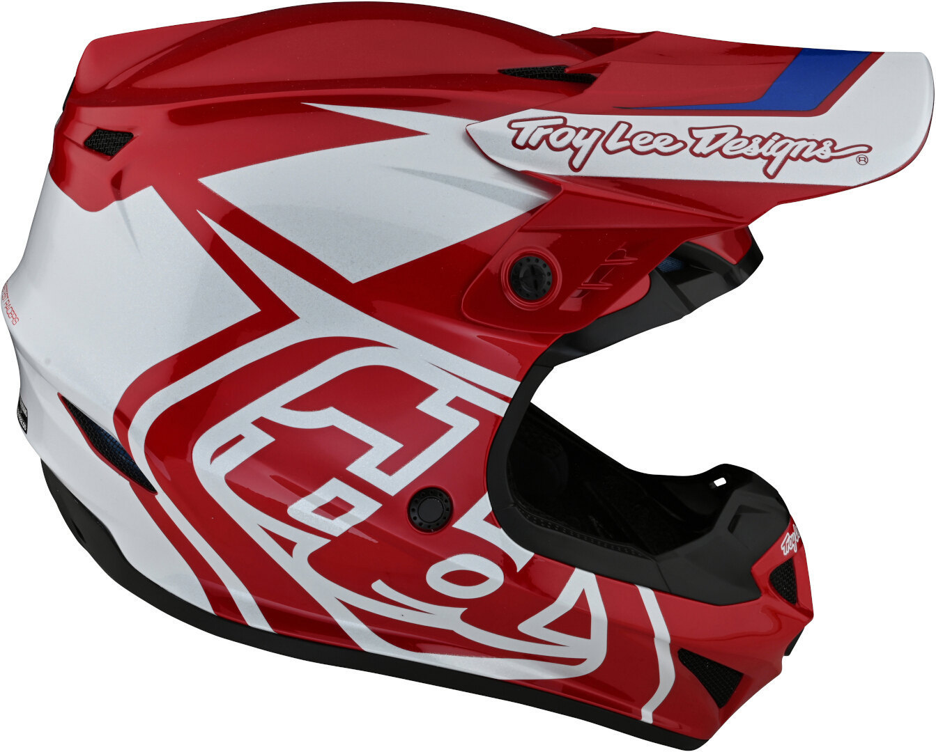 Troy Lee Designs GP Overload Motorcross helm rood/wit M Figuur 4