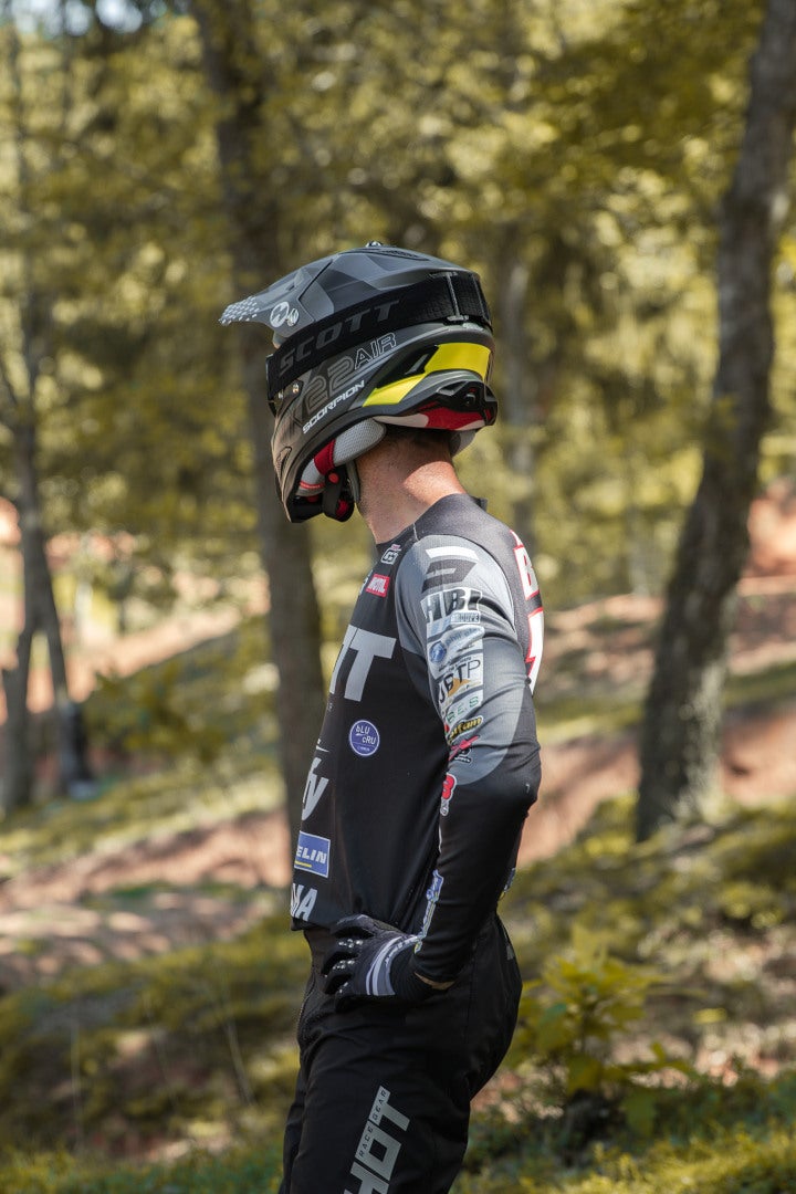 Scorpion VX-22 Air Ares Casco Motocross nero opaco/argento M (57/58) Figura 8