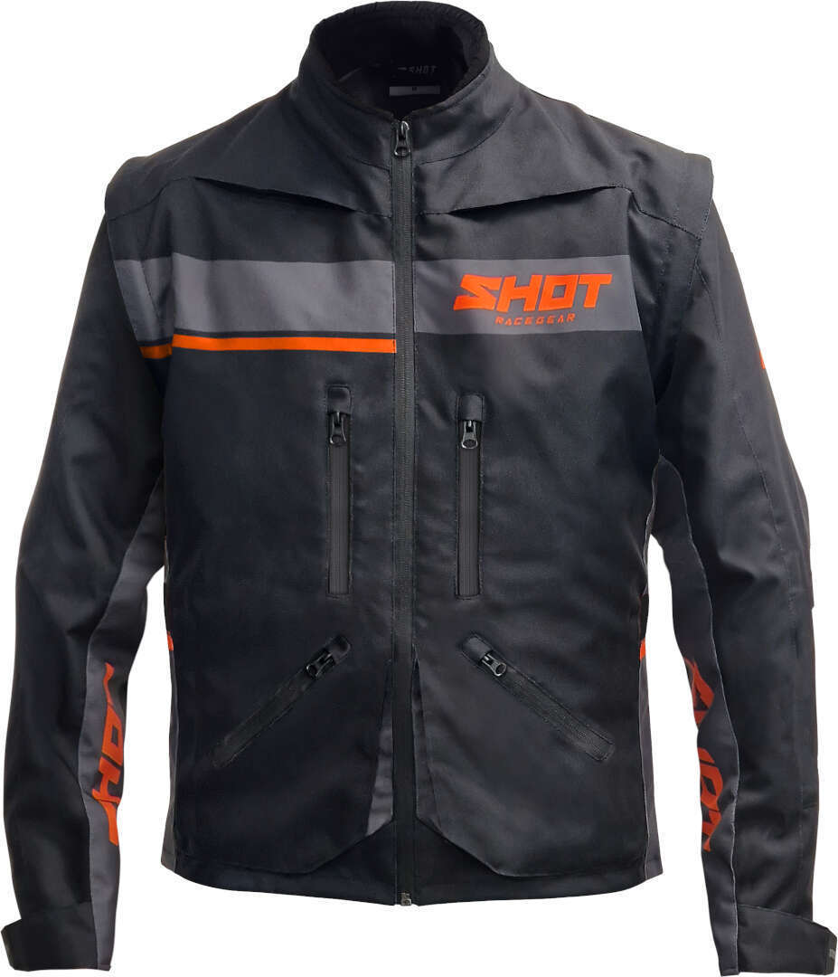 Shot Contact Assault 2.0 Motocross Jacke schwarz/orange M Abbildung 1