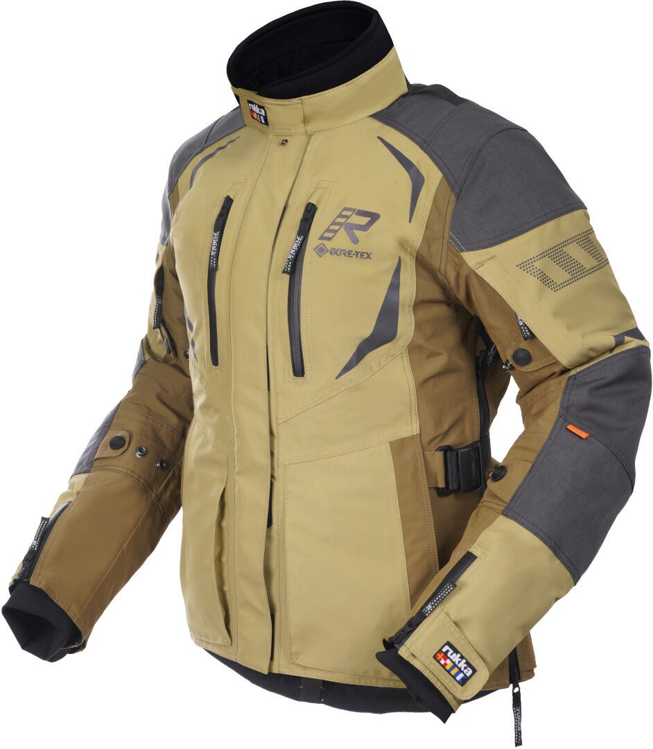 Rukka VentuRina waterproof Ladies Motorcycle Textile Jacket Khaki 40 Figure 1