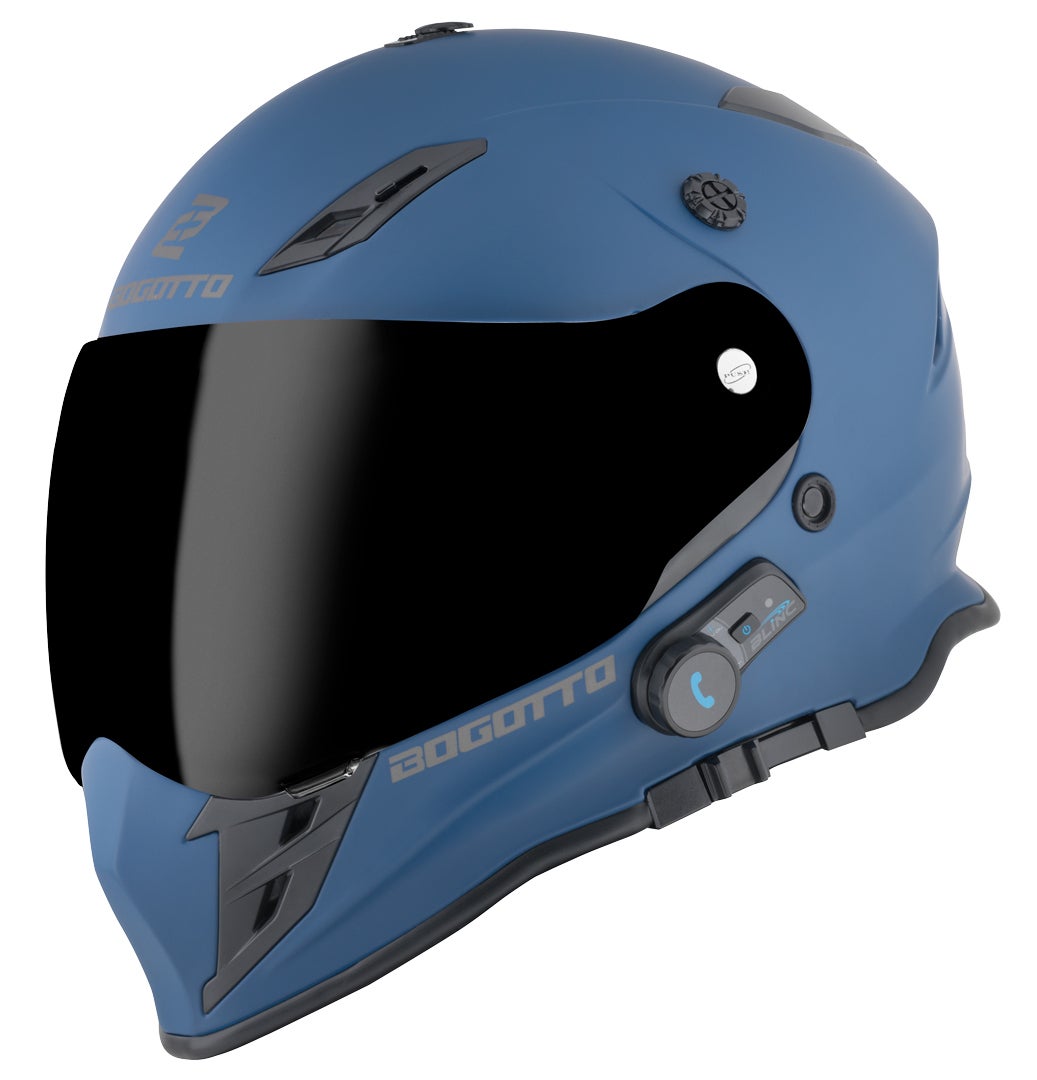 Bogotto H331 BT Bluetooth Casco Enduro Blu opaco L Figura 3