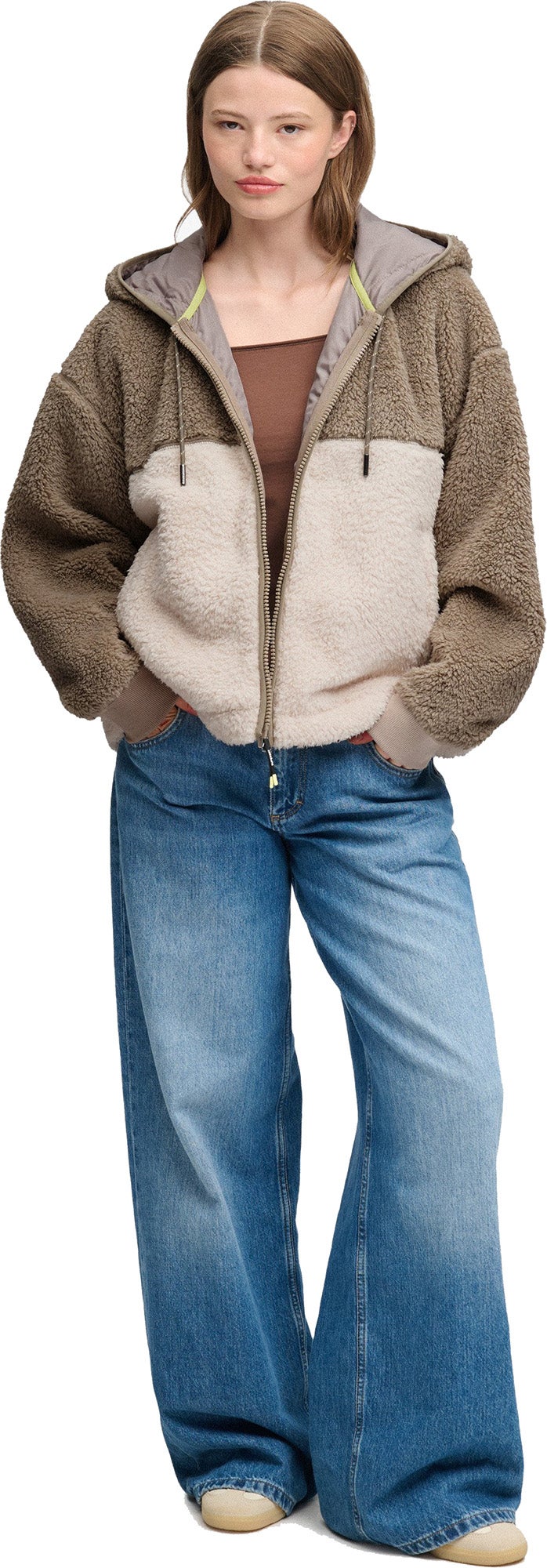 Superdry & Co Damer med glidelåshettegenser M Figur 7