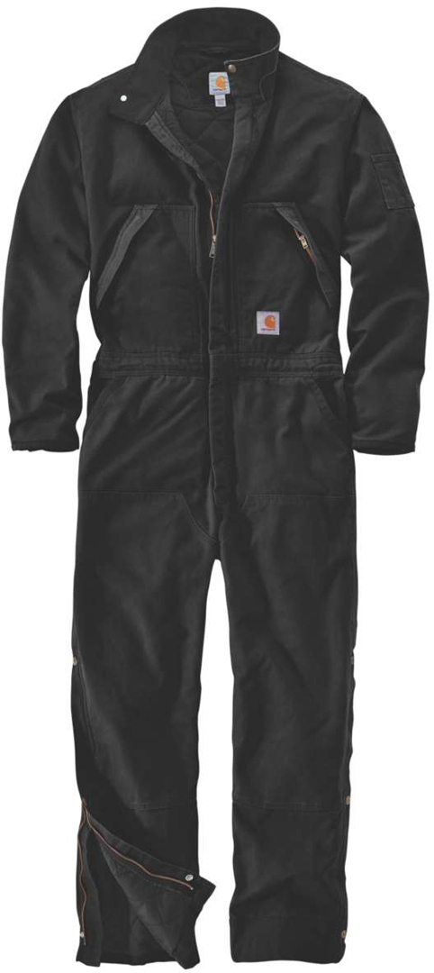 Carhartt Washed Duck Insulated Övergripande svart S Figur 1