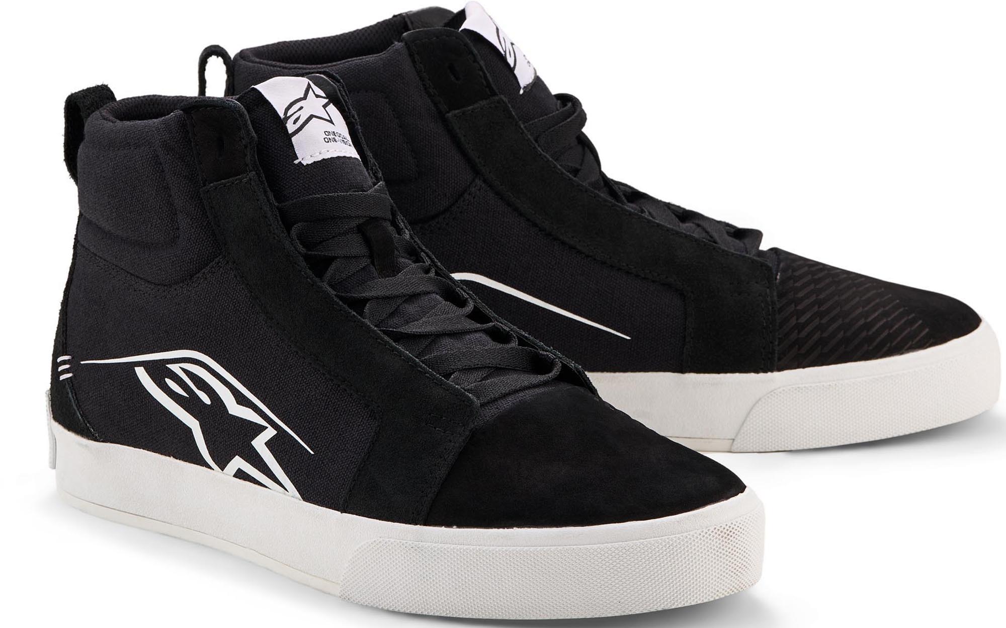 Alpinestars Ride-63 Canvas Мотоциклетная обувь 10 чёрно-белый 