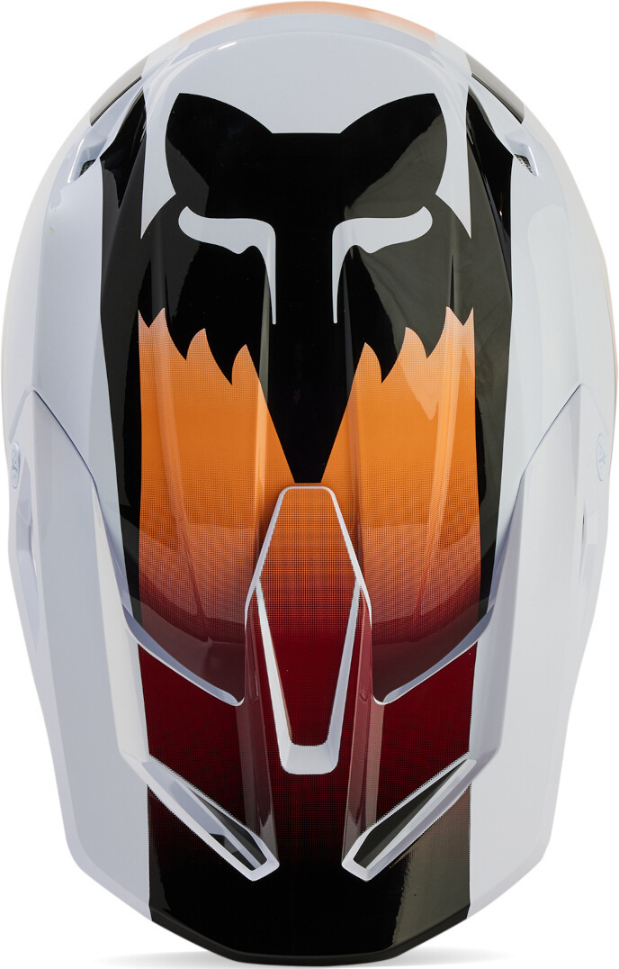 FOX V1 Flora MIPS Casco de motocross blanco/negro/naranja L (59/60) Figura 7