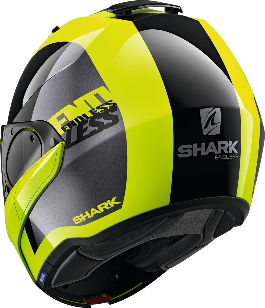 Shark Evo-ES Endless Hjelm sort/gul XL (61/62) Figur 3