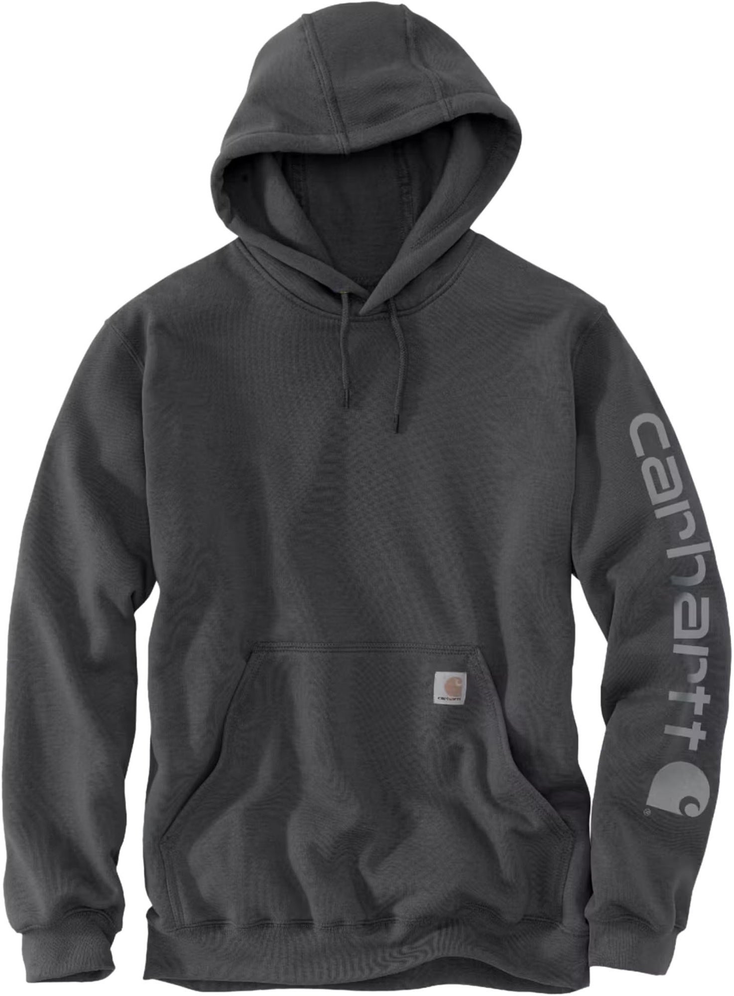 Carhartt Durham Garment Dyed Logo Hoodie dunkelgrau M Abbildung 1