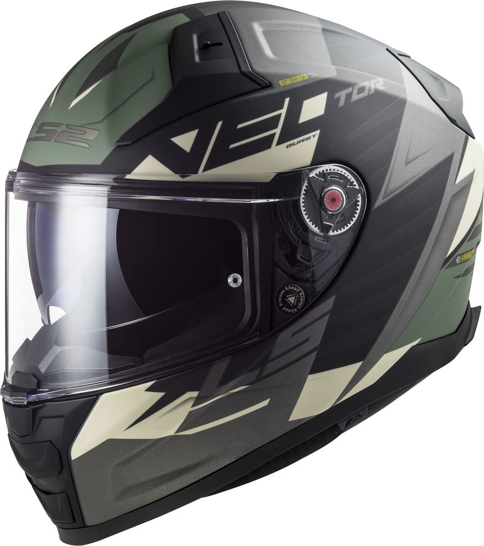 LS2 FF811 Vector II Absolute Helmet black/titanium S (55/56) Figure 1