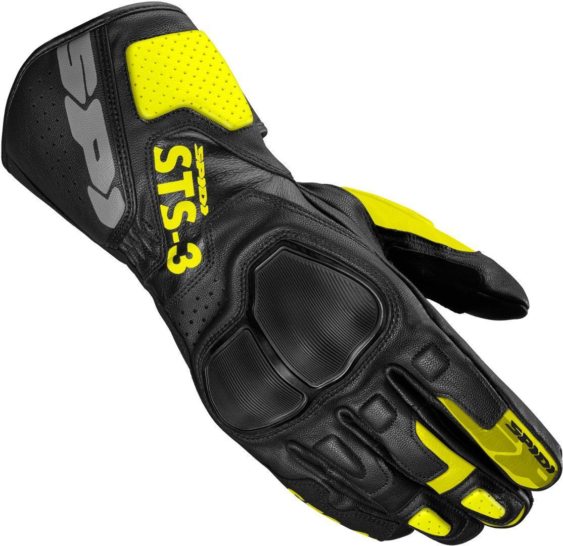 Spidi STS-3 Motorcykel handsker sort/gul L Figur 1