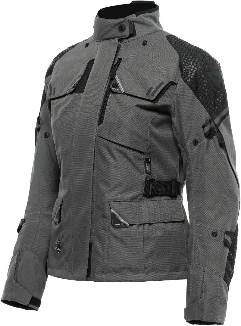 Dainese Ladakh 3L D-Dry Dame motorcykel tekstiljakke grå/sort 42 Figur 1