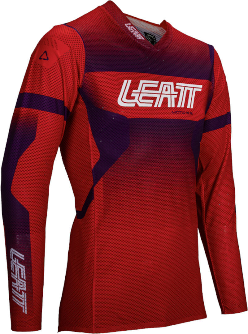 Leatt 5.5 UltraWeld 2025 Tricou de motocross Roșu/Mov L Figura 1