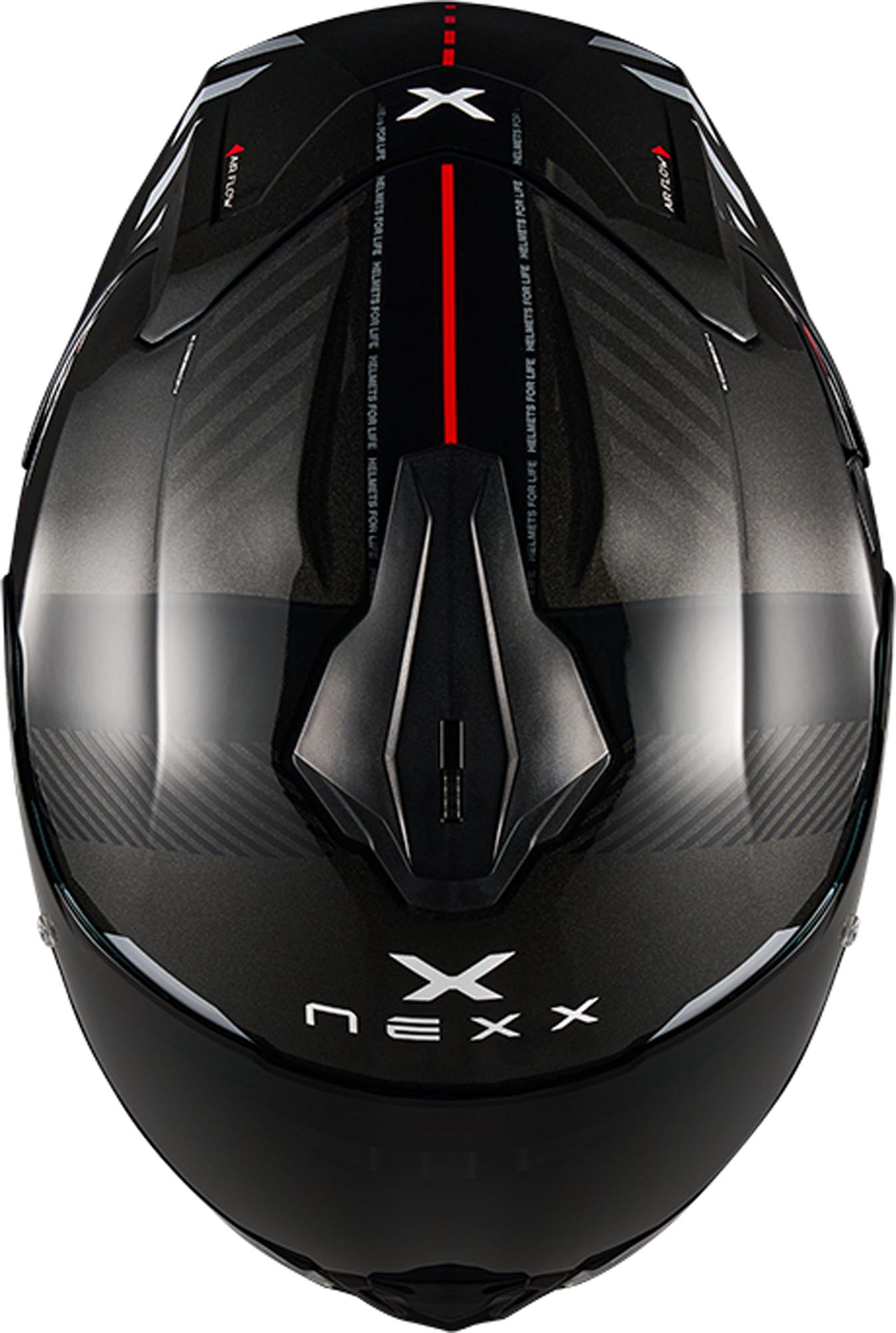 Nexx Y.100R Fade Cască Negru/Roșu M (57/58) Figura 4