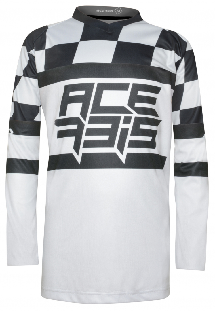 Acerbis Skyhigh Tricou de motocross pentru copii gri/negru XXL Figura 3