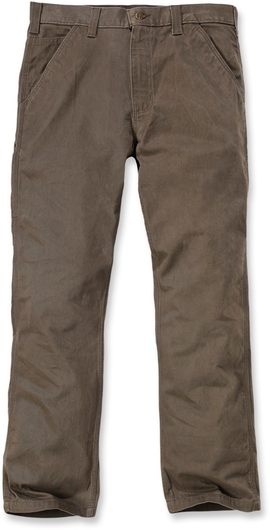 Carhartt Relaxed Fit Twill Utility Work Pants dark brown 32 L32 Figure 1