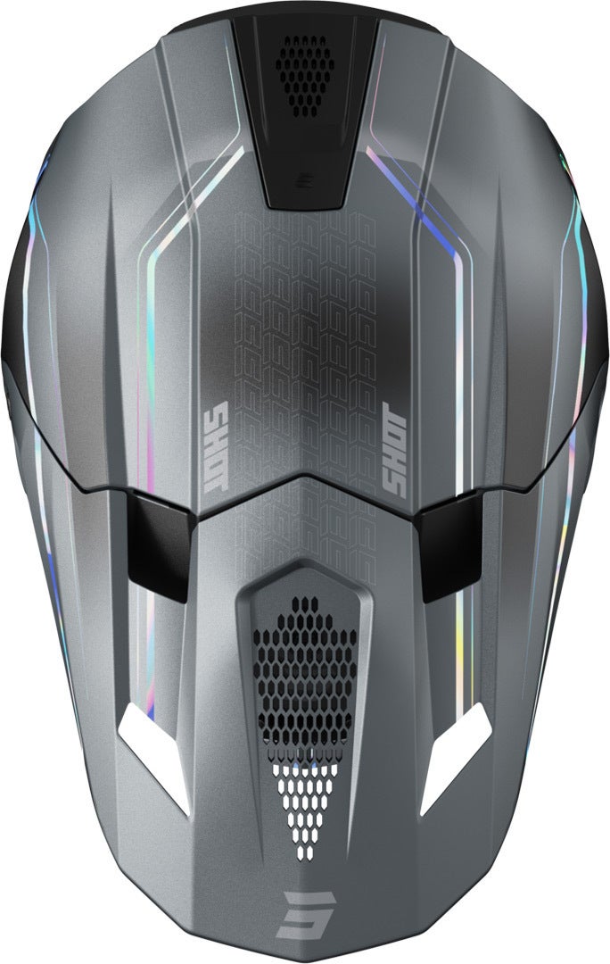 Side view of Shot Lite Challenger Motocross Helmet