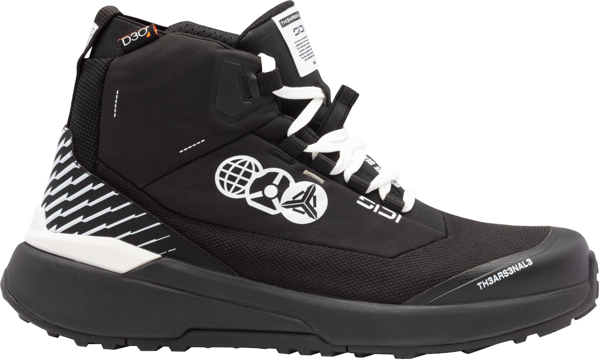 Sidi Nucleus The Arsenale Chaussures de moto imperméables Noir/Blanc 46 Figure 4