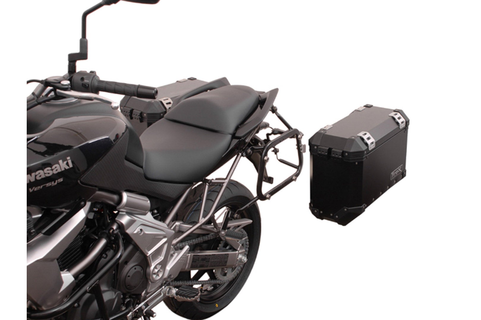 SW-Motech EVO side carriers - Black. Kawasaki Versys 650 (06-14).-image-88661447