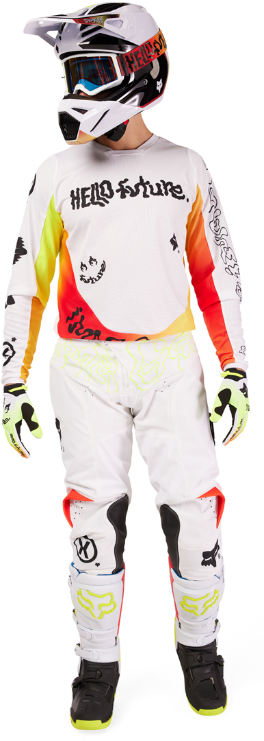 FOX 180 Hello Future Special Edition Motokrosový dres bílá L Obrázek 9