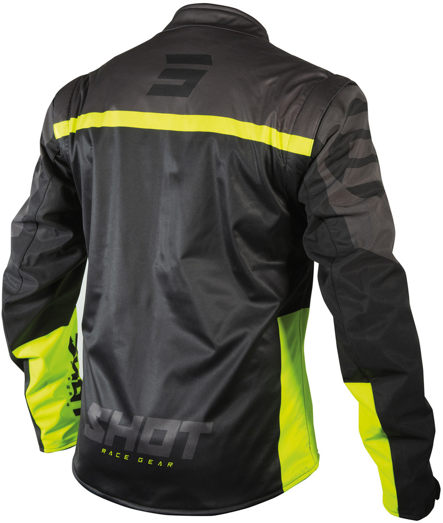 Shot Softshell Lite 2.0 Giacca Motocross nero/neon XS Figura 2