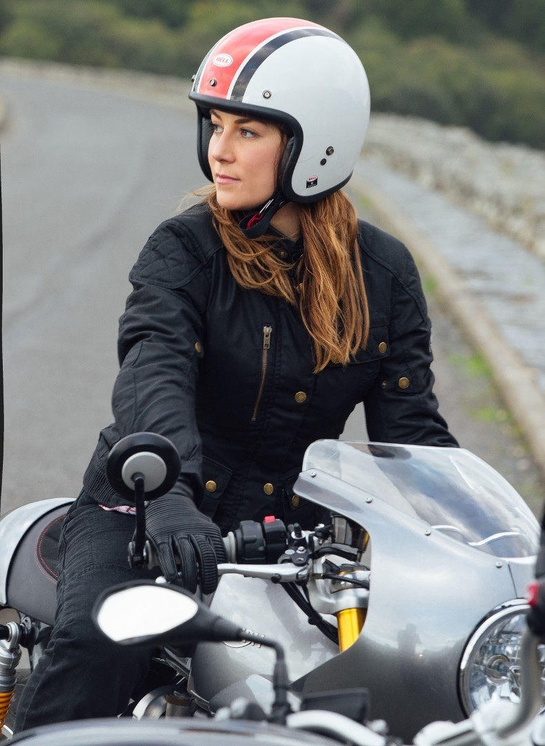 Merlin Harriet Giacca in cera da donna nero S Figura 7