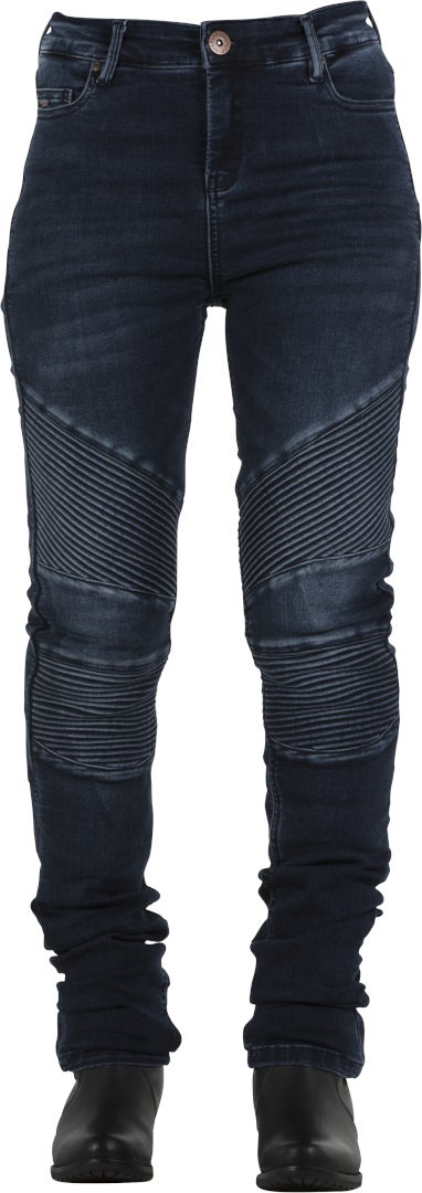 Overlap Stradale Damer motorcykel jeans Mörkblå 30 Figur 3