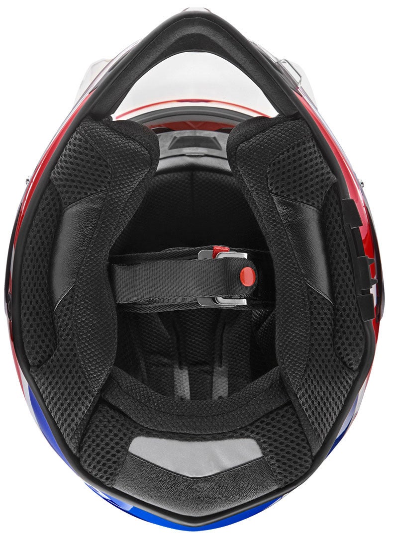 Bogotto V331 Pro Tour Casco Enduro rosso/blu S Figura 5