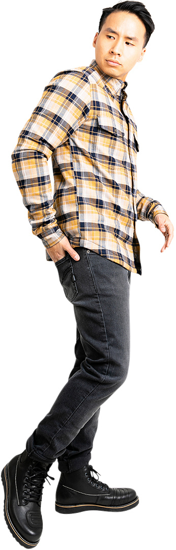 John Doe Dylan Mono Motorcykel Jeans Sort vask 32 L32 Figur 14