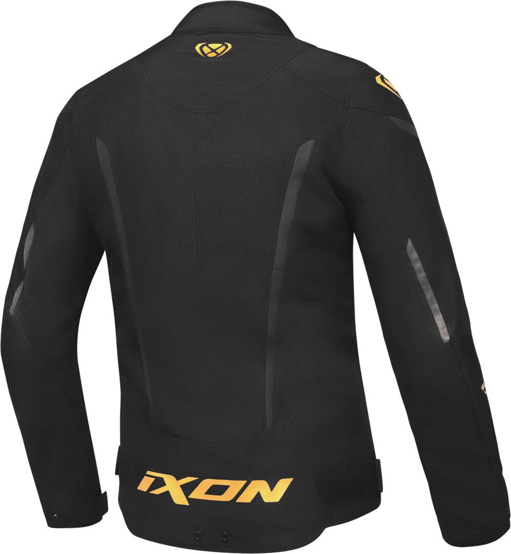 Ixon Striker wasserdichte Damen Motorrad Texiljacke schwarz/gold L Abbildung 2