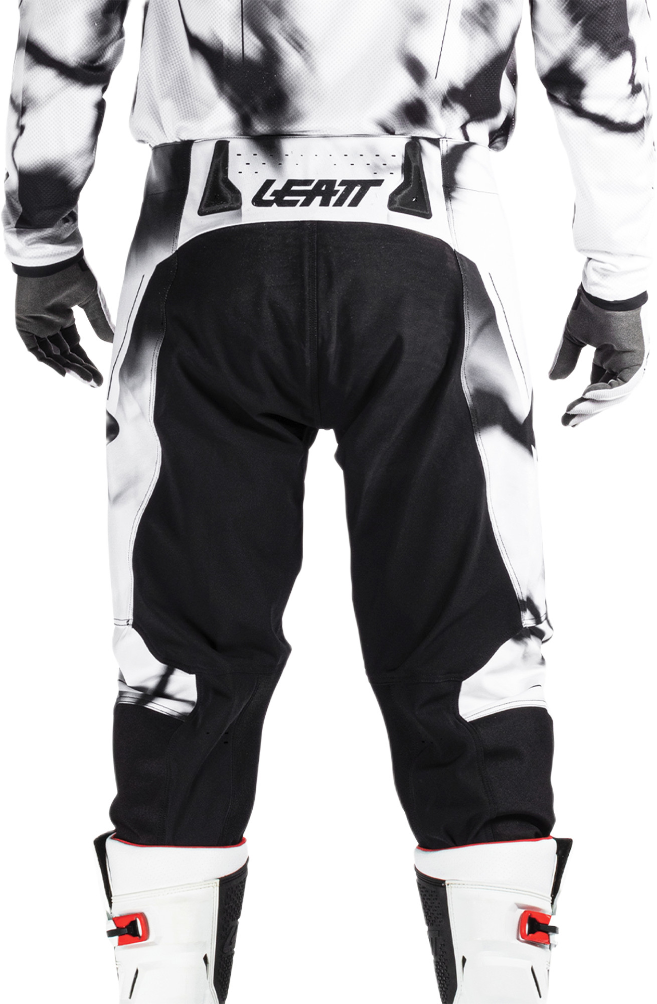 Leatt Moto 4.5 V26 Pantaloni de motocross Alb/Negru S Figura 4