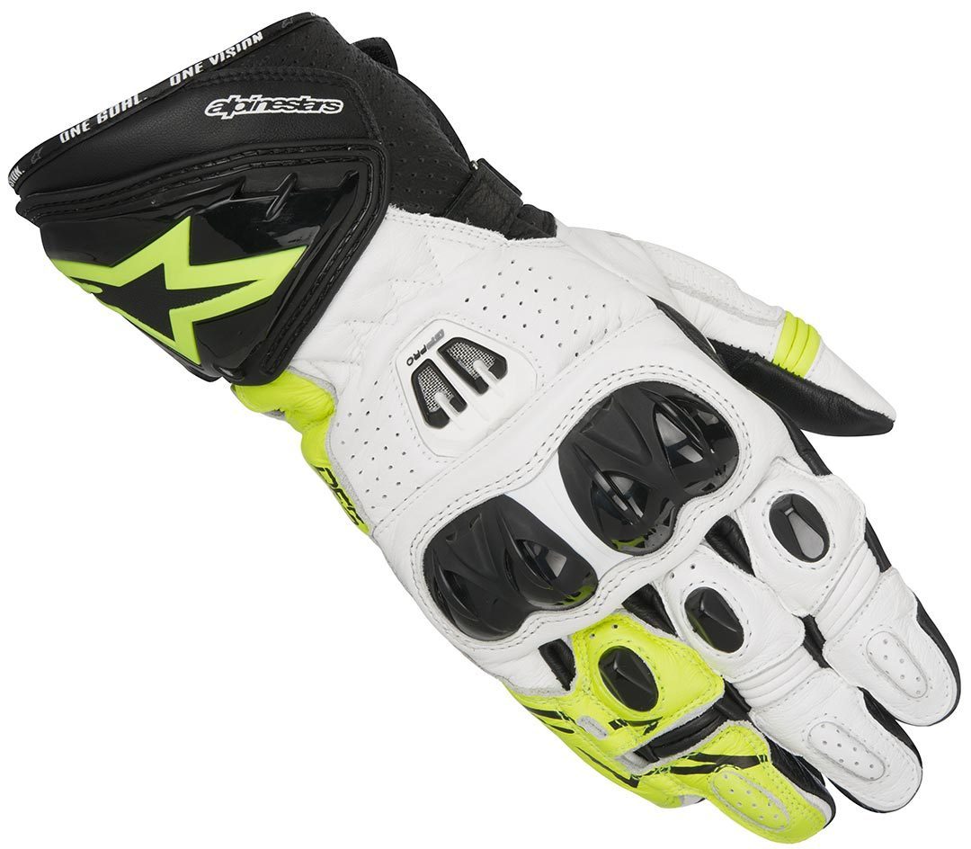 Alpinestars GP Pro R2 Motorcykel handsker Sort/hvid 3XL Figur 3