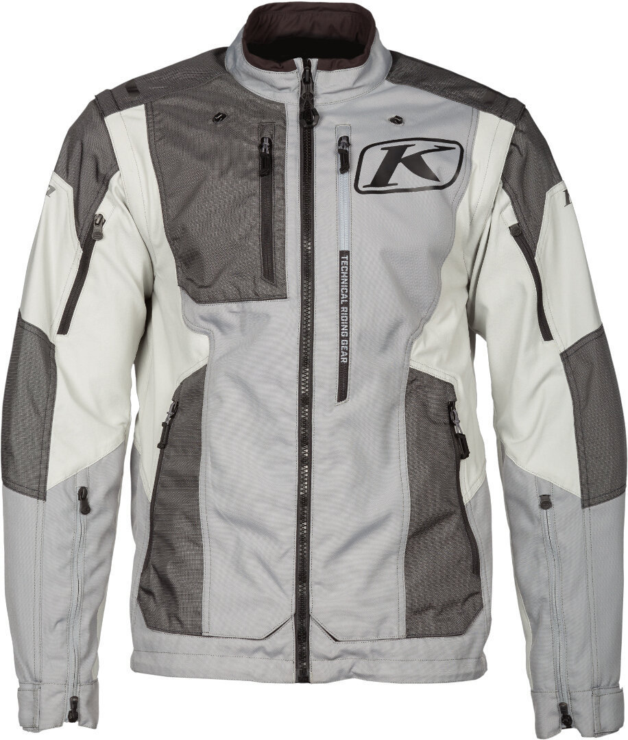 Klim Dakar Motorrad Textiljacke dunkelgrau/hellgrau XXL Abbildung 13