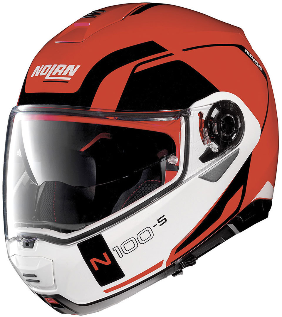 Nolan N100-5 Consistency N-Com Helmet red/white XL (62) Figure 1