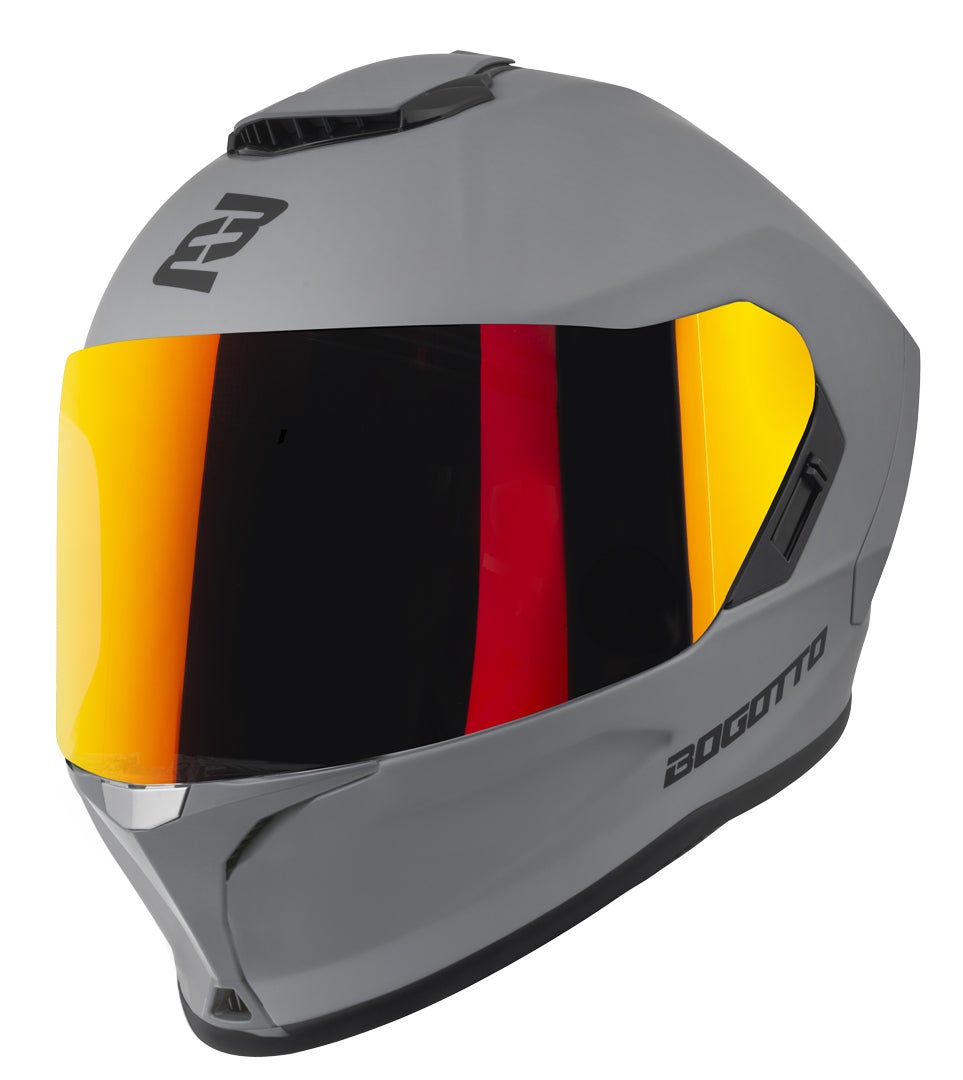 Bogotto Phantom Fiberglass Helm anthrazit matt S Abbildung 9
